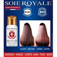 Cure Soyeuse BIO Protéines de Soie Royale 125 ml Plantes BIO Vitamines Cheveux Visage Corps Sans alcool Flacon Stérilisé.-2