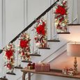 Lumière de décoration d'escaliers Décoration d'escaliers de Noël LED-2