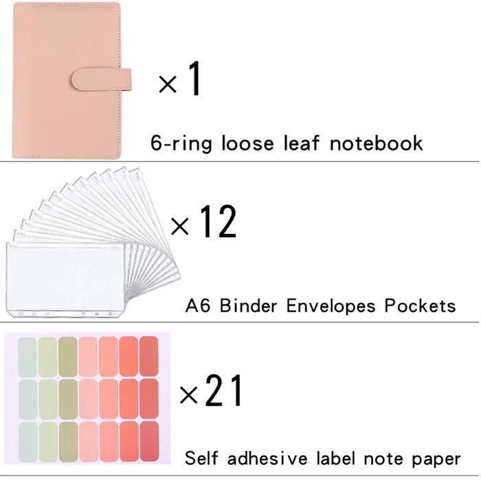 Inserts De Classeur A6 - Pages De Rangement D'autocollants