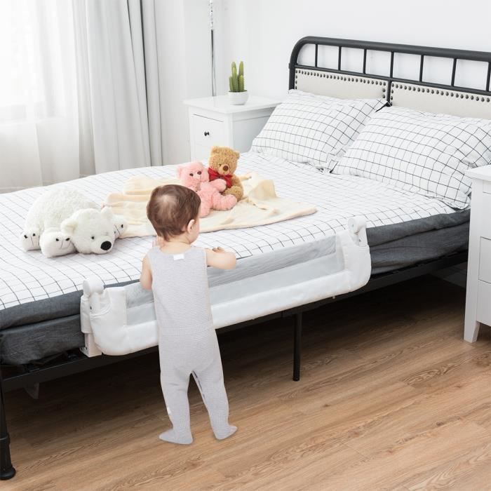 Giantex barrière de lit pliable pour bébé/enfant barre de lit
