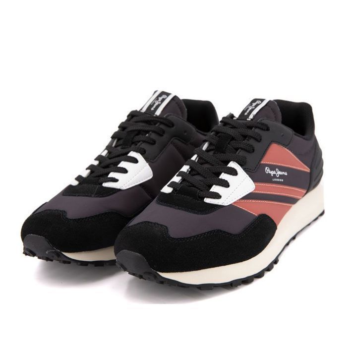 Pepe Jeans Garçon Baskets Foster Cross B Rétro Tendance - Confort Exceptionnel Et Style Urbain