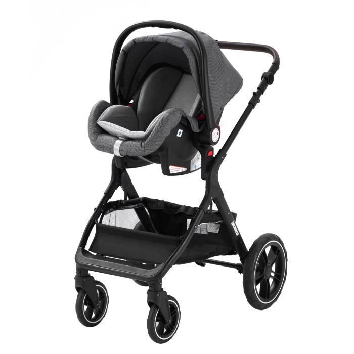 Poussette Trio Poussette Yoyo Chassis Noir Poussette Yoyo+