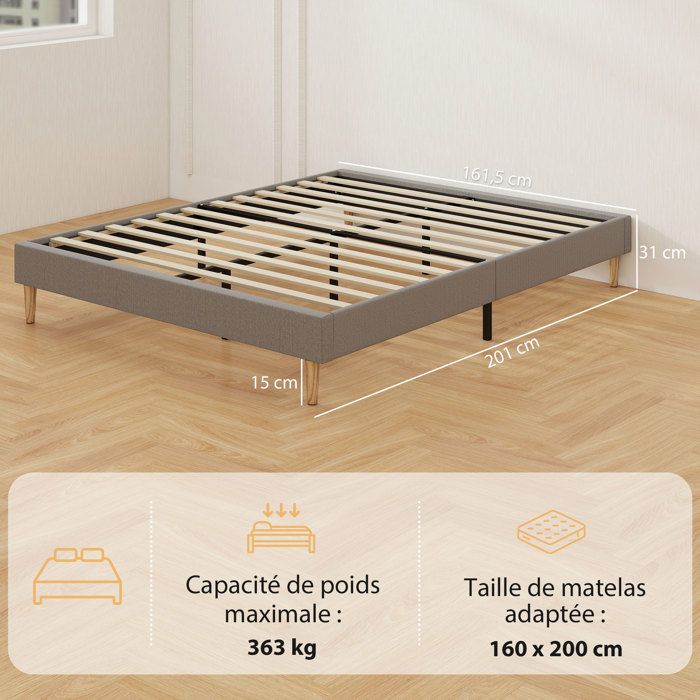 Cadre De Lit 160 X 200