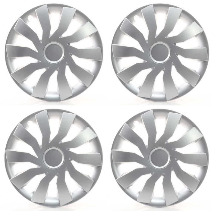 Lot De 4 Enjoliveurs De Roue De Rechange Universels De 16