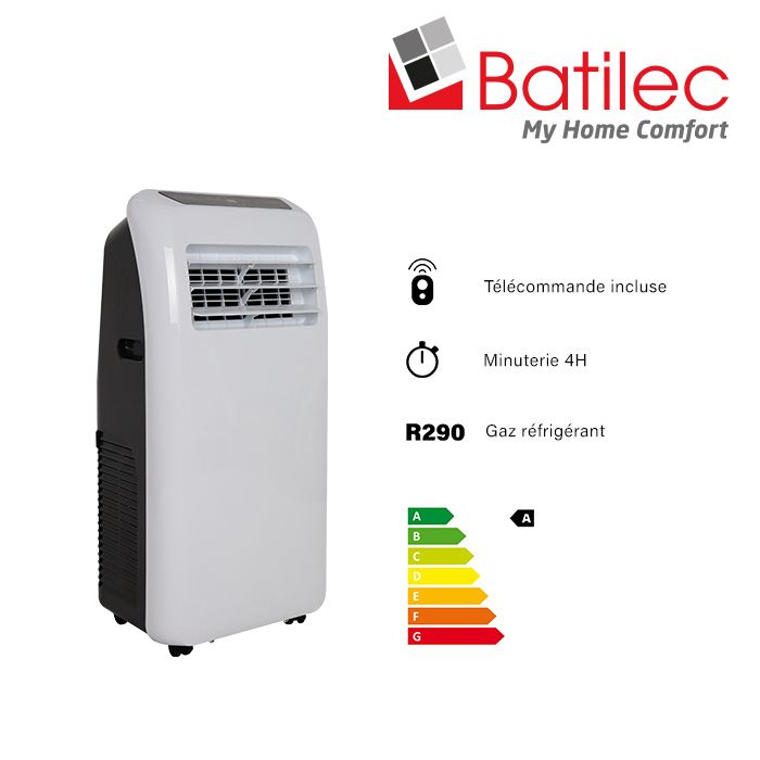 Climatiseur mobile BATILEC 3 en 1 - 3500 Watts 12000 BTU