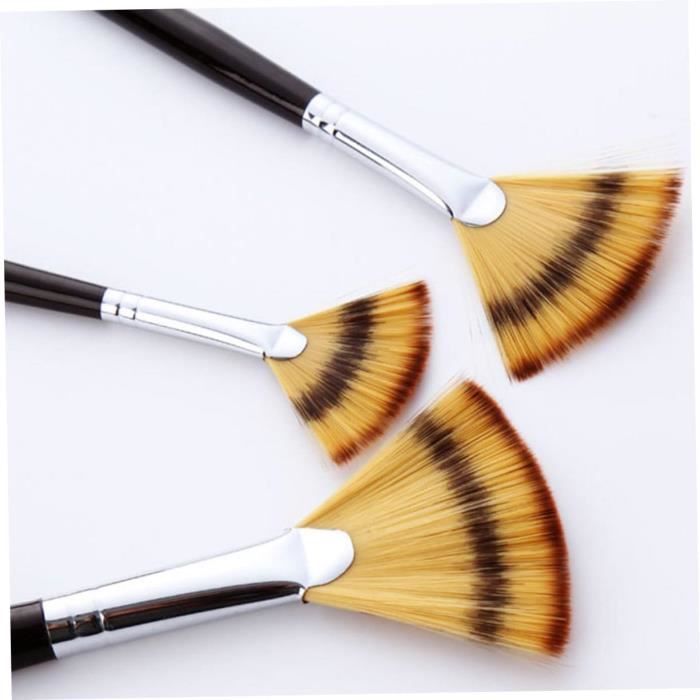 PATIKIL Mélange Pinceaux Pour Artisanat, 5 Pcs 4# Plastique