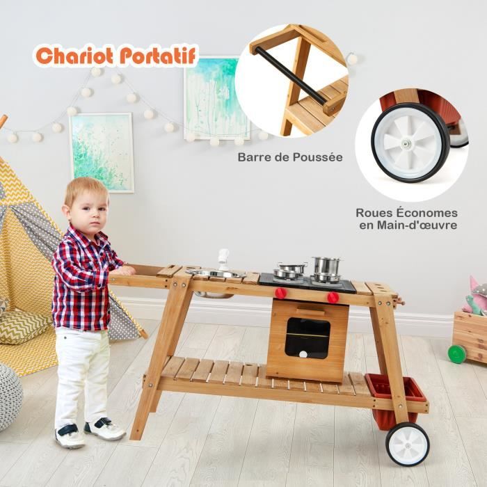 New Classic Toys – Plateau De Biscuits En Bois Avec Gant De Four – Jeu D’imitation éducatif – Collection Bon Appétit – Dès 3 Ans