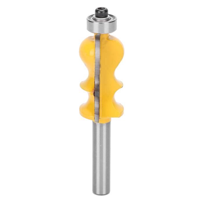 Fraise Bout 2 Spirales 8 Mm HSS - Longueur Coupe 38 Mm - Pour Bois, MDF, Contreplaqué, Plastique