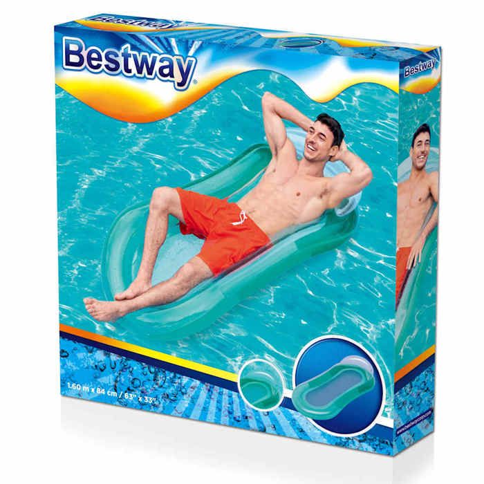 CHAISE LONGUE GONFLABLE De Piscine Flotteur Gonflable Portatif De