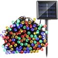 LYT® Solaire Guirlande lumineuse 22m 200 LEDs Multi couleur-0