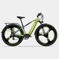 VTT électrique homme, 29" vélo électrique montagne adulte, electric mountain bike, moteur 55Nm, frein disque hydraulique, M520 Vert-0