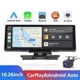 Autoradio GPS 10.26" Bluetooth WiFi Carplay Android Auto DVR Voix Intelligente avec Caméras avant et arrière-0