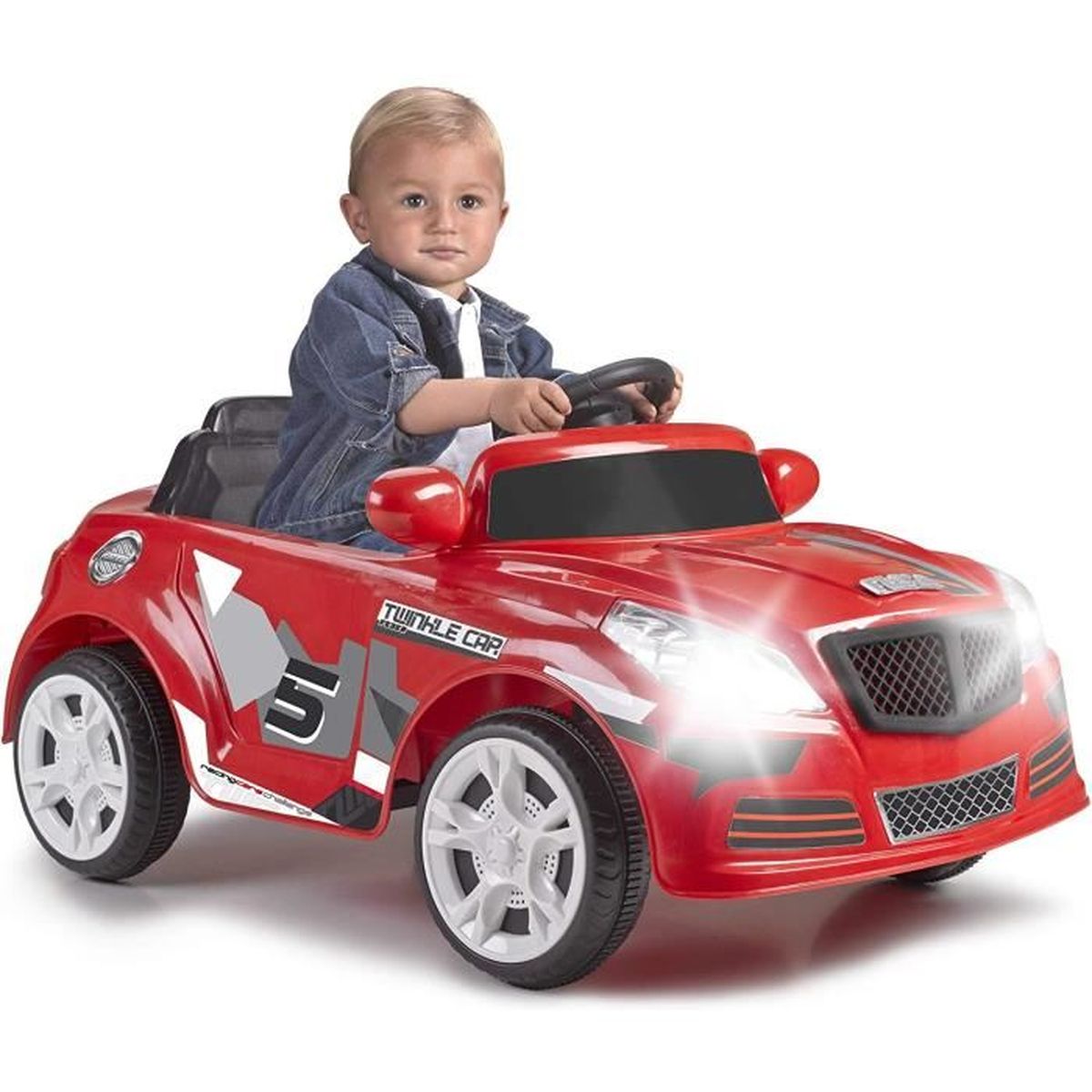 Voiture Cabriolet Electrique Sport 12v 8 Km H Des 12 Mois Rouges Cars Racing Vehicule Enfant Garcon Idee Cadeau Noel Cdiscount Jeux Jouets