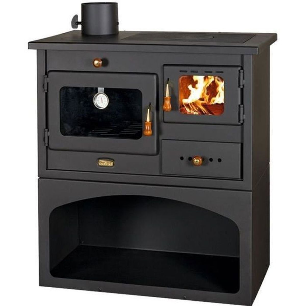 Cuisinière Poêle à bois Cheminée Chauffage Four Prity 1P34 10,1kw EEKA — free download