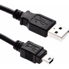 GIZZMOHEAVEN G-Shield 1m Câble Mini USB 2.0 A Mâle vers Mini B Data Sync Chargeur et Données pour Caméras Disques Durs Externe 1 Mètre Noir