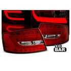 TUNING-TEC SP. Z O.O. SP.K. Paire de feux arriere Audi A6 C6 berline 04/2004 a 2008 LED BAR rouge et blanc-27335619