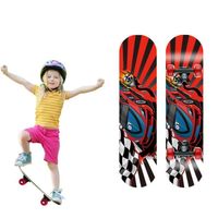 Skateboard pour Enfant,Planches à roulettes Standard pour débutants, Planches à roulettes complètes de 22 Pouces