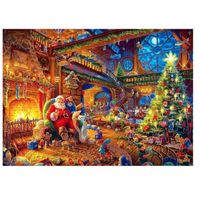 Puzzle Père Noël 1000 pièces - Marque - Modèle - Blanc - Adulte
