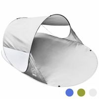 Tente de plage automatique - PopUp Tente de plage protection solaire : Gris