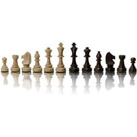 Figurines d'échecs pondérées en bois professionnelles classiques STAUNTON (n ° 5 et 6), pièces d'échecs (n ° 5)