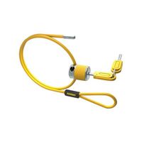 Antivol câble moto Casque Multifonction Auvray - jaune - 4 mm