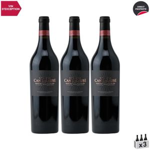 VIN ROUGE Château Cantelaube Rouge 2017 - Lot de 3x75cl - Vi