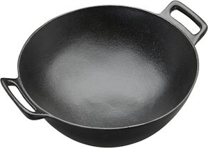 WOK wok de qualité supérieure en fonte émaillée pour s