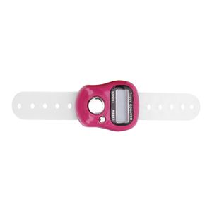 Bague compteur digital vert avec fixation doigt 5 chiffres digits