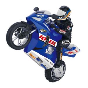 MOTO Bleu-HC 802 RC Moto Auto Équilibrage 6 Axes Stunt Racing Moto Modèle Jouet Voiture En Plastique RTR Haute Vit