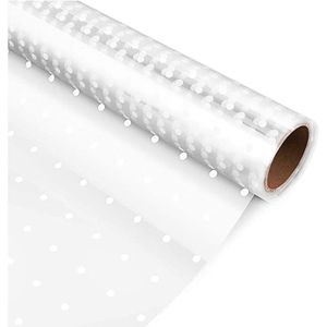 Papier Cadeau Transparent Rouleau De Papier D'emballage En Cellophane De Noël - Père Noël De 3 Mm Rouleau Transparent Emballage