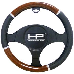Couvre Volant Cuir Noir Universel 39-40 Cm - Neuf Générique
