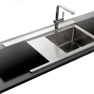 Auralum Evier Cuisine 2 Bacs 78x43cm Evier Brosse En Acier Inoxydable 304 Pour Cuisine Evier A Encastrer Avec Deux Trous De Montage Achat Vente Evier De Cuisine Evier Cuisine 2 Bacs Cdiscount