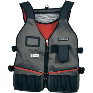 Makita Travail Gilet Multi Poche Zippé P-72089 Fastening