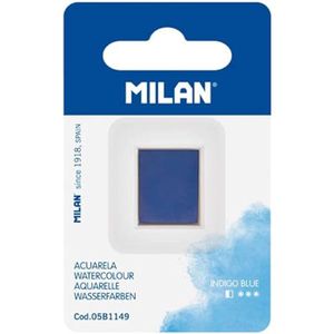 PEINTURE AQUARELLE MILAN® Recharge aquarelle au format moyen godet, bleu indigo
