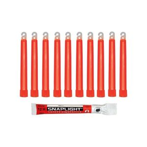 BATON LUMINEUX Baton lumineux Snaplight - rouge - Boite de 10