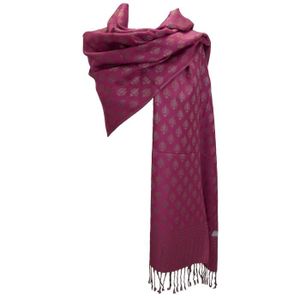 Écharpe Pashmina Femme – Blanc – Mélange 70% Laine Et 30% Soie – Neuf Avec étiquette