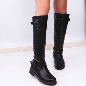 bottes cuir femme mi mollet