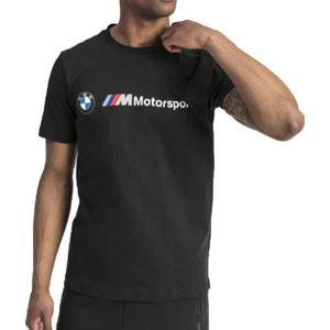 BMW Motorsport T-shirt noir 100/% coton Taille XS-5XL