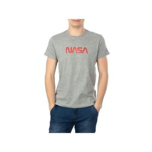 T-SHIRT T-shirt gris homme Nasa Big Worm