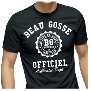 T-SHIRT Tee Shirt Serigraphie Beau Gosse Taille Xl