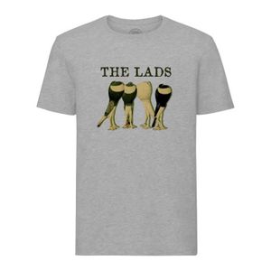 T-SHIRT T-shirt Homme Col Rond Gris The Lads Pigeon Humour