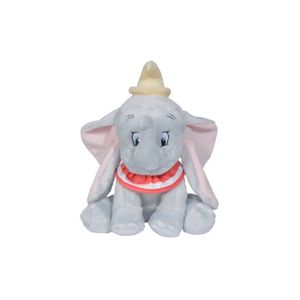 PELUCHE Peluche Disney - NICOTOY - Dumbo L Elephant Gris - 39 Cm - Plush - Piles