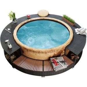 piscine bois cordoue 3 48 x 2 15 x 1 18 m cdiscount jardin