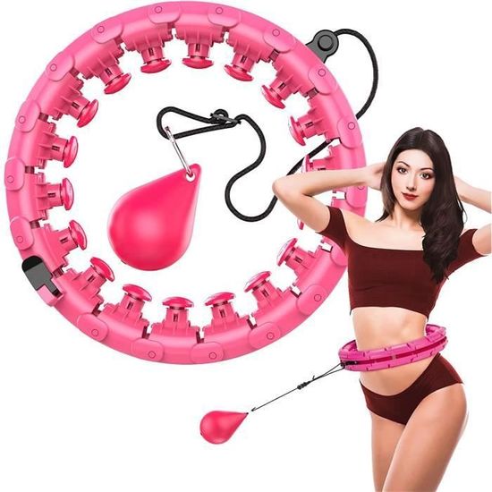Cerceau Hula Hoop Adjustable Pour Adultes Cerceau Hula Hoop ACTIVEVIKINGS - 6-8 Segments Réglables - 1.2kg - Fitness/Massage Entraînement Maison