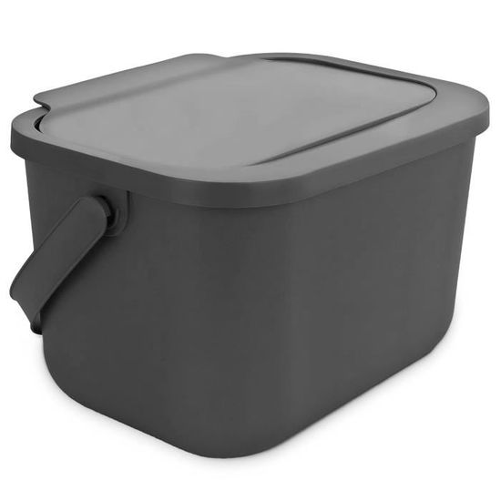 Joseph Joseph - Stack 4 Poubelle de Cuisine avec Filtre Anti-Odeurs 4 L - Les Secrets du Chef