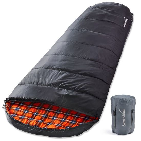 Sac De Couchage Vango Wilderness 350 - 3 Saisons - Momie Noir - DofE