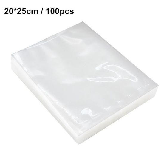 100 Sacs Sous Vide Alimentaire 15x25 Cm - Gaufrés, Sans BPA - Compatibles Toutes Machines Sous Vide - Pour Congélation Et Conservation
