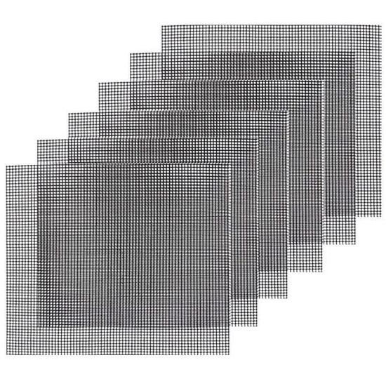 2 Pièces Grille Barbecue Découpable 42x36 Cm - Tapis Cuisson Anti-Adhésif Réutilisable Pour Gril Électrique Gaz Charbon