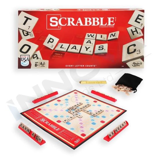 Scrabble Classique Crossword Traditionnel Conseil Mondial Du Jeu Hasbro