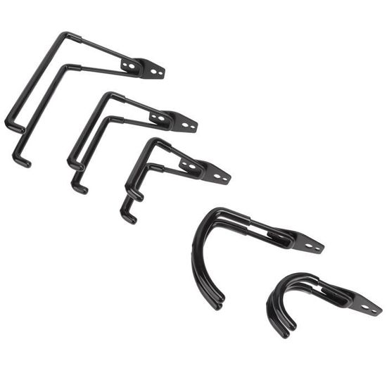 Support Outils De Jardin Mural Lot De 12 Crochets Muraux Relaxdays - Pour Garage/jardin Attache Balai Mural